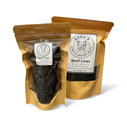 Beef Liver Chips (ultra thin jerky)